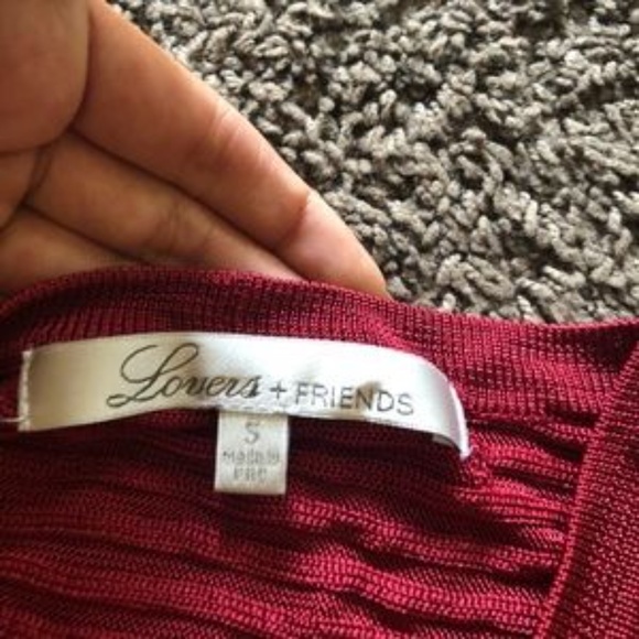 Lovers + Friends  Wrap Top RARE - Picture 3 of 5